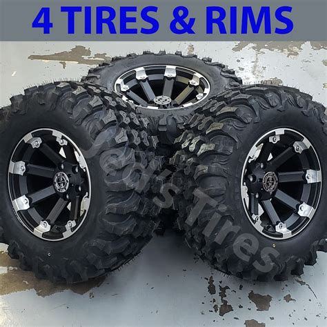 Kubota Rtv X900 1100 1120 1140 Tires Wheels Rims 27x10 14 Super Grip K9