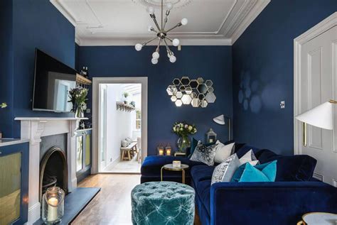 8 Cool Ideas For Blue Living Rooms From Tranquil To