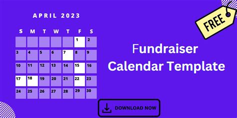 10 Fundraising Calendar Template Free Download Templatecare