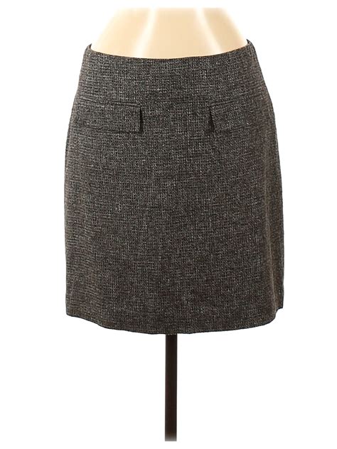 Ann Taylor Women Gray Casual Skirt Ebay
