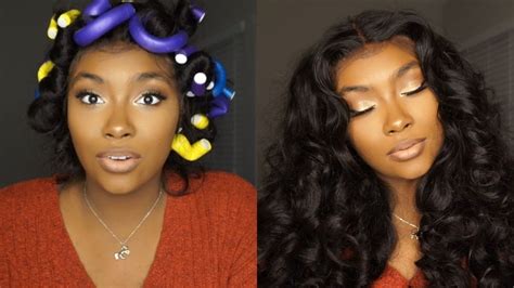 how to curl a wig with flexi rods