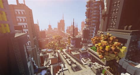 Minecraft Futuristic City Map 1 7 10 Massivebda