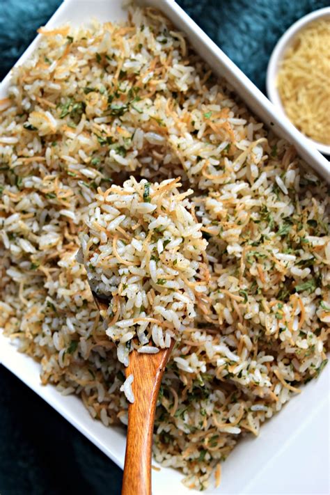 Lebanese Rice With Vermicelli Recipe Lebanese Recipes