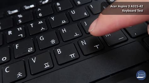 Acer Aspire 3 Keyboard Test Youtube