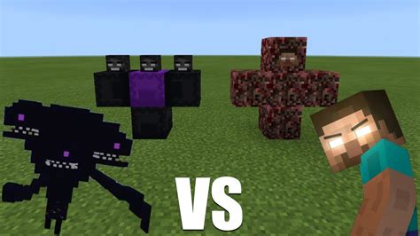 Wither Storm Vs Herobrine In Mcpe Minecraft Pe Youtube