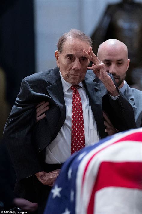 President donald trump signed into law monday a bill authorizing dole's honorary appointment to the position. Hero salutes Hero: Bob Dole is helped out of his ...