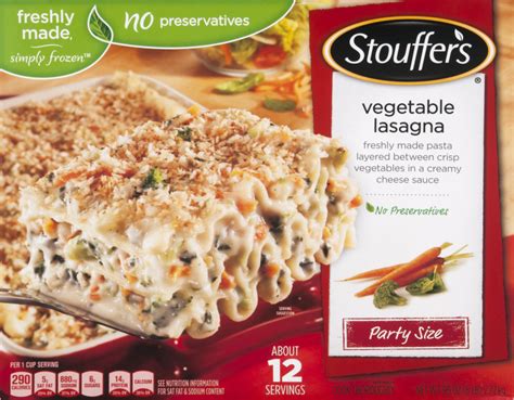 Stouffers Vegetable Lasagna Party Size Stouffers13800190024