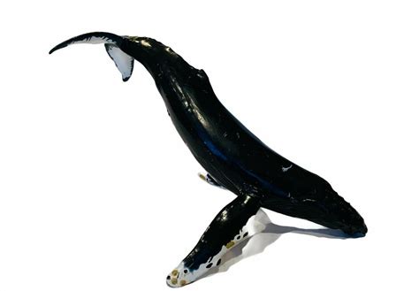 Safari Humpback Whale Plastic Rubber Animal Figure Toy 1991 Etsy