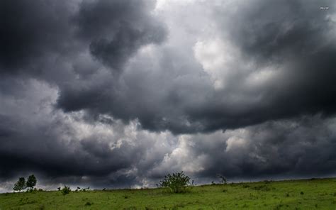 Download Storm Clouds Over The Field Wallpaper Nature By Hcurtis76