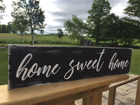 Home Sweet Home Sign Rustic Signs Home Sweet Home Farmhouse