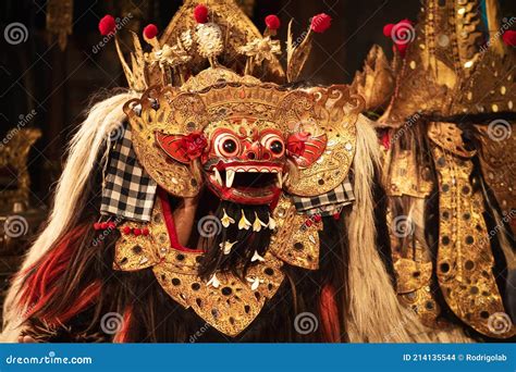Balinese Barong Ritual Dance In Ubud Bali Indonesia Editorial Stock