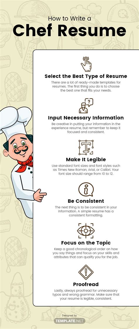 Chef Resume Templates Design Free Download
