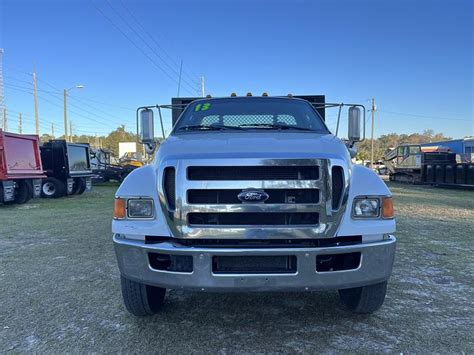 Used 2013 Ford F 650 Xl Super Duty Flatbed Truck 5647 For Sale At
