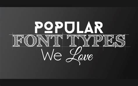Choosing A Font Type For Your Design Styles And Selections