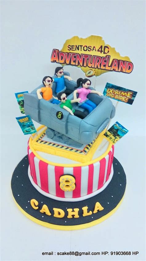 The Sensational Cakes Sentosa 4d Adventureland Extreme Log Ride 3d