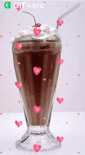 Chocolate Milkshake Gifkaro Gif Chocolate Milkshake Gifkaro Wishes Descubre Y Comparte Gif