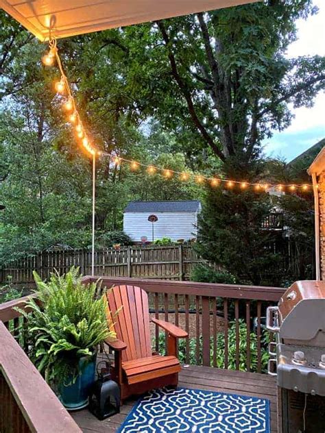 Tips For Hanging String Lights On A Deck · Chatfield Court