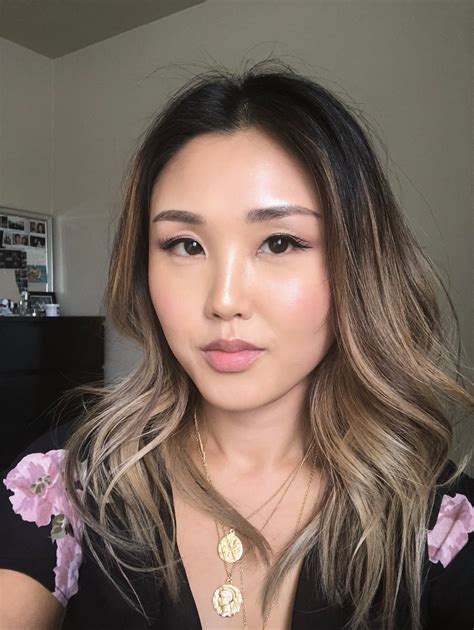 Asian Blonde Ombre Balayage Ashy Golden Sand Effortless Waves Highlights In 2021 Blonde Asian