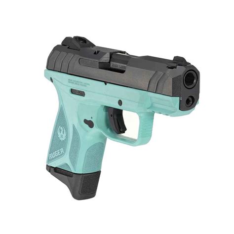 Ruger Security 9 Compact 9mm Luger 342in Blackturquoise Pistol 101