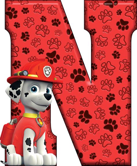 Letras Skye Paw Alphabet Paw Patrol Letters Printable Pngskye Paw