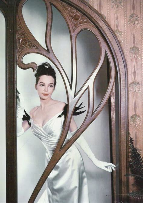 Leslie Caron In Gigi Costumes For The Film Including This Gown