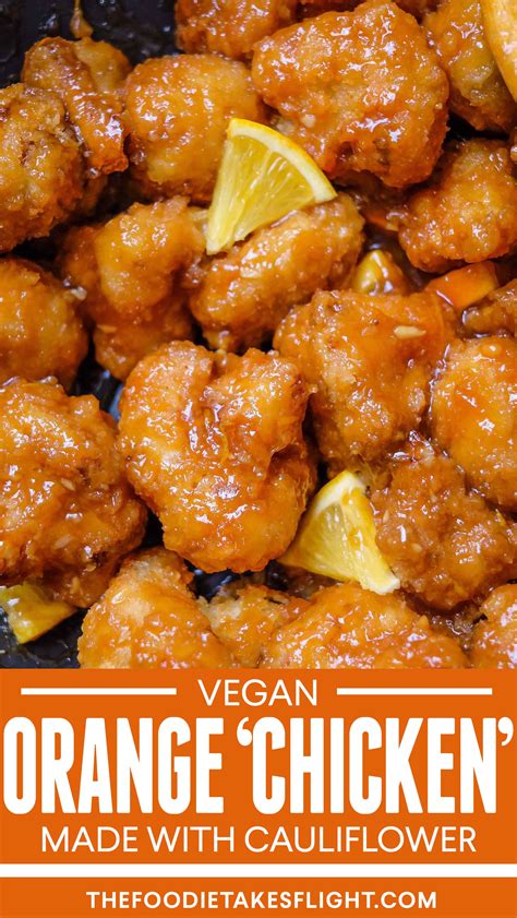 Glazed Orange Cauliflower Chicken Vegan Recipe Recipe