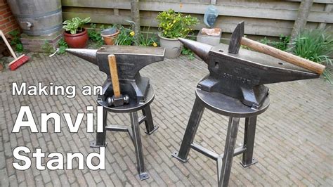 Making An Anvil Stand Youtube