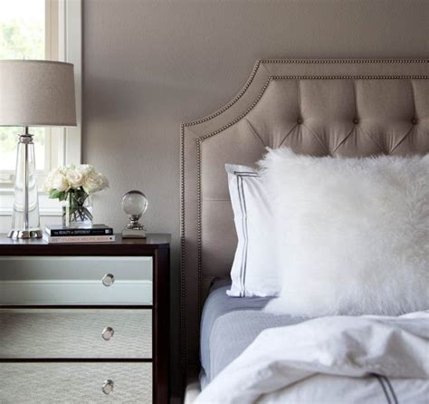 Design Ideas Taupe Bedroom With Tufted Headboard By Natalie Howe