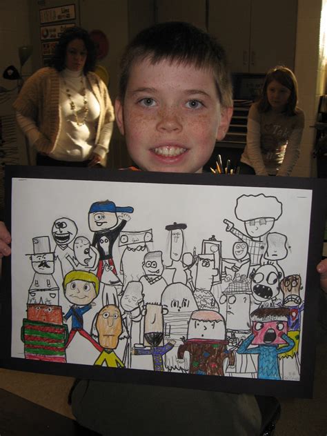 Jamestown Elementary Art Blog 5th Grade Cartooning