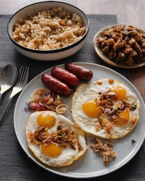 Filipino Breakfast For Two Coming Right Up Ordered Sisig And Longanisa All Day Breakfasts From