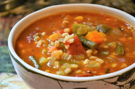 On those cold nights when i can't seem to get the chill out of my bones, i love one of my favorite soups growing up was beef barley soup, but this chicken version which is a bit. Vegetable Barley Soup Recipe - Super Quick & Easy - Power ...