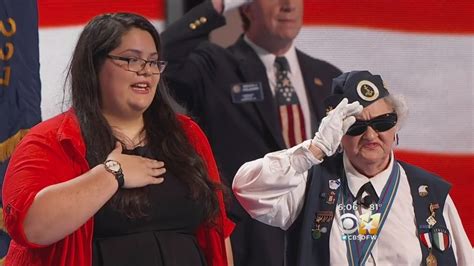 The pledge's original content was altered a few times over the years. Texas Teen Leads Pledge Of Allegiance On Day 1 Of DNC ...