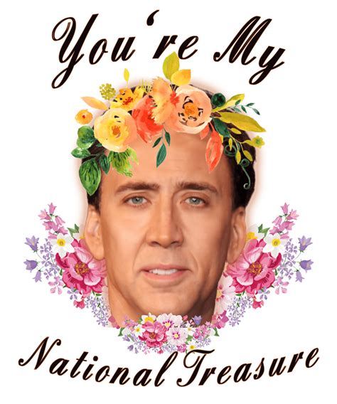 Nicolas Cage You Are My National Treasure Crypto Art Meme