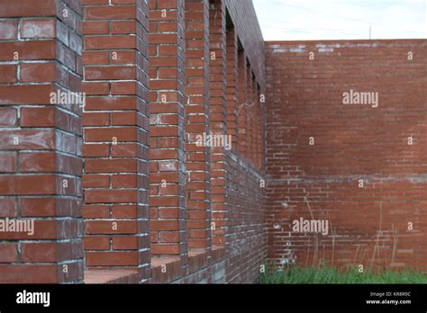 Abandoned Building Of Red Brick Stock Photo Alamy