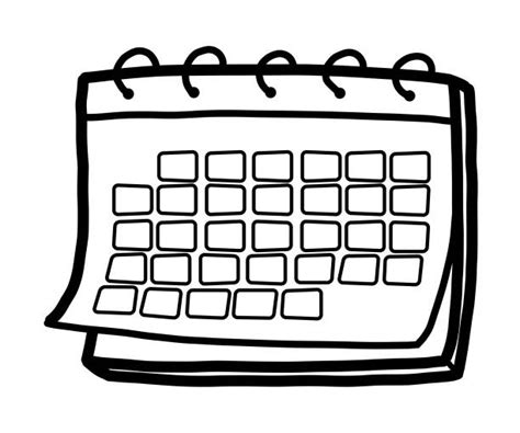 Calendar Drawing Easy Printable Calendar