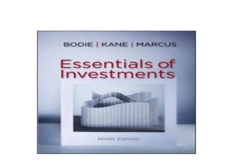 Bodie Kane Marcus Investments 9th Edition Solutions Pdf - Investments 9th Edition Pdf Download cwa13301.org