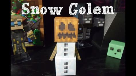 Minecraft Papercraft Mutant Snow Golem