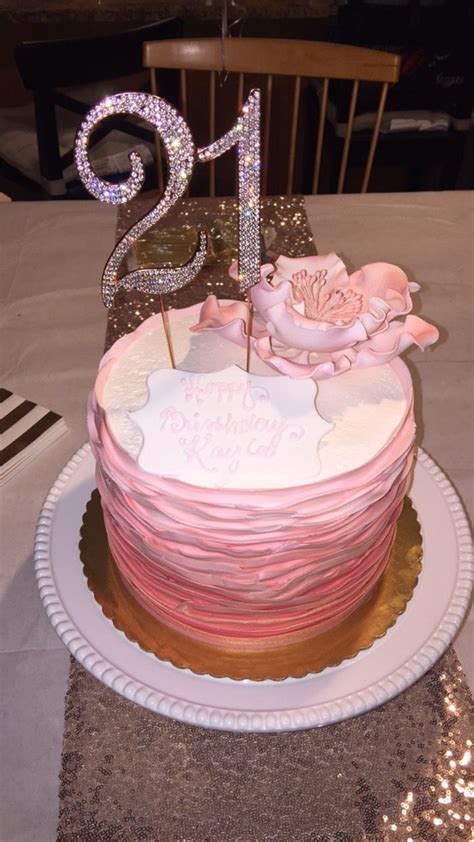 Beautiful Cake For My Daughters 21st Birthday Whitesbakery