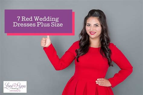 7 Exquisite Red Wedding Dresses Plus Size