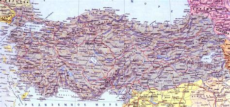 Что такое карта турции на русском языке? Карта Турции