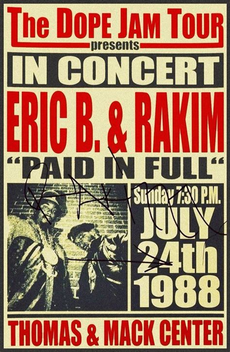 Hip Hop Poster Music Poster Concert Posters