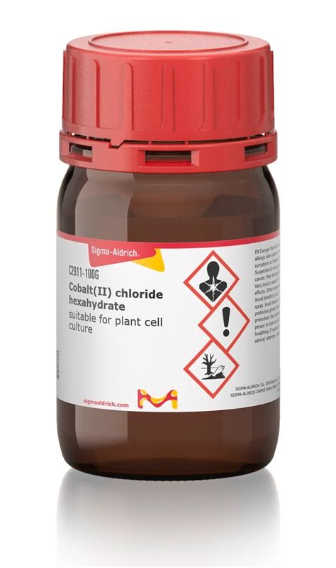 Cobalt Chloride Hexahydrate Plant Cell C Merck Life Sciences Thailand