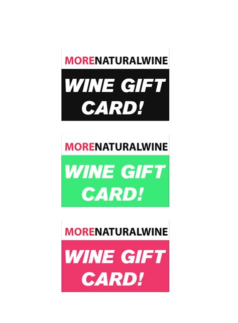 More Natural Wine Natural Wine T Card