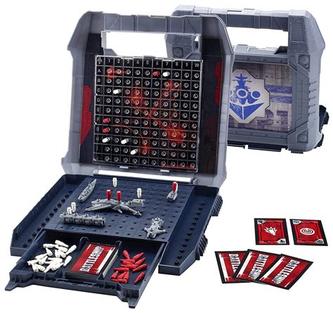 You are the commanding officer of a powerful fleet and must lead your battleships in a battle against another fleet. Play The New Hasbro Battleship Game