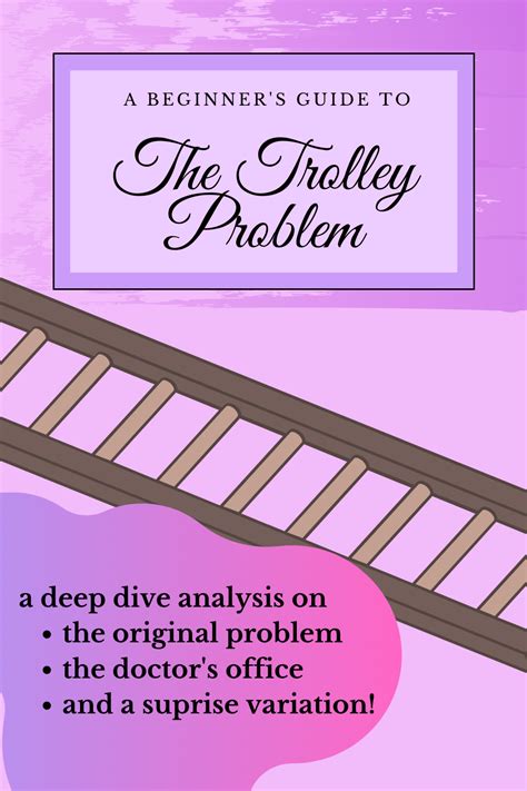 A Beginners Guide To “the Trolley Problem” Trolley Problem