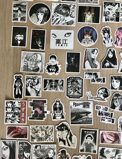 Junji Ito Stickers Etsy Uk