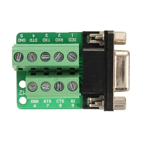 Db9 9 Pin Female Rs 232 Serial Com Port Interface Breakout Board