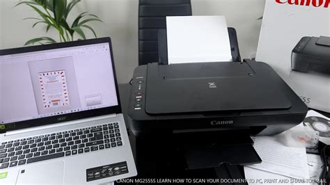 Canon Mg2555s Learn How To Scan Your Document To Pc Print And Share To