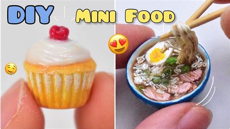 Miniature Dollhouse Art 🍜 ~ Making Of Mini Food 🧁 Polymer Clay