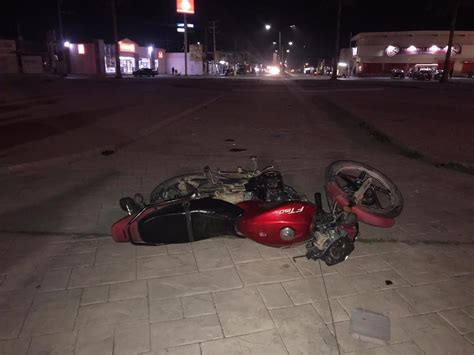 Motociclista Resulta Lesionado De Gravedad En Torreón Tras Chocar